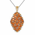 Santa Ana Madeira Citrine 7.10 ctw Pendant Necklace in 18K Vermeil YG and Rhodium Over Sterling Silver 20 Inches - Sticky add to cart bar