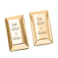 Set of 2 Bar in 10K Yellow Gold 2 Grams - Sticky add to cart bar