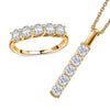 Yellow Gold Over Sterling Silver
