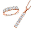 Rose Gold Over Sterling Silver