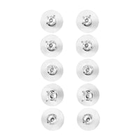 Set of 5 Sterling Silver Mounting Stud Earrings 2 Grams