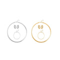 Set of 2, Omega Zig-Zag Texture Chain Necklace 20-22 Inches and Bracelet (7.50-9.50In) and Earrings in ION Plated YG and Stainless Steel - Sticky add to cart bar