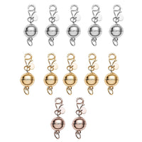 Set of 6, Magnetic Lock with Lobster Clasp