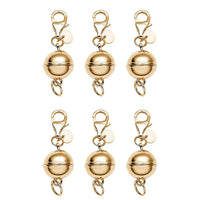 9mm Round Magnetic Lock with Lobster Clasp (14.82 g)