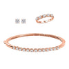 Rose Gold Over Sterling Silver