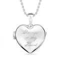 Karis Pendant in Platinum Bond with Stainless Steel Necklace (20 Inches) - Sticky add to cart bar