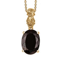 EverTrue Elite Shungite 6.85 ctw Pendant in 18K YG Plated with ION Plated YG Stainless Steel Necklace 20 Inches - Sticky add to cart bar