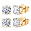 Yellow Gold Over Sterling Silver