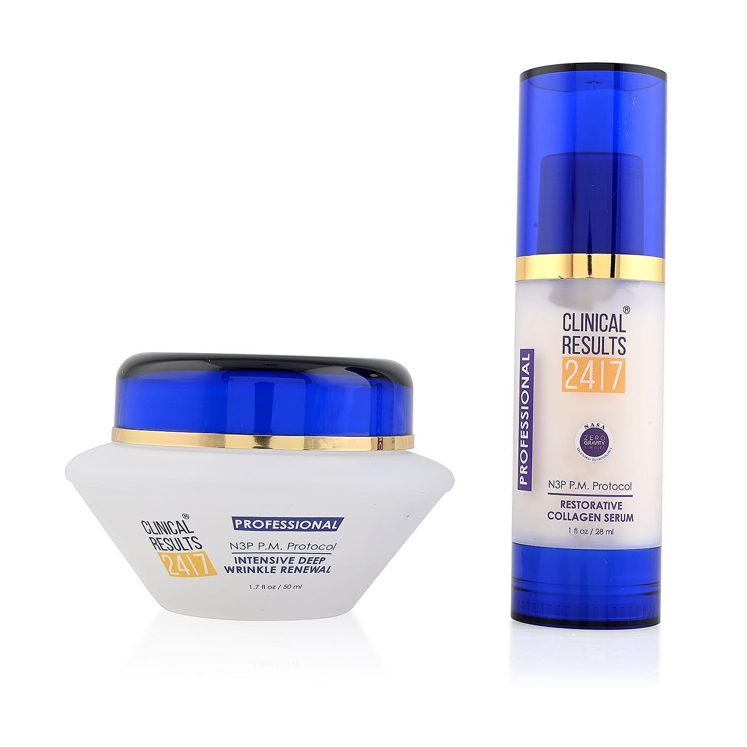 Clinical Results N3P PM Restorative Collagen Serum & Intensive Deep Wrinkle Cream – DUO