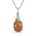 Cherry Creek 9.80 ctw Pendant Necklace in Stainless Steel 20 Inches - Sticky add to cart bar
