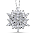 Luxuriant Lab Grown Diamond G VS2 1.00 ctw Pendant Necklace 18 Inches in Sterling Silver - Sticky add to cart bar
