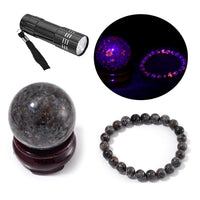 Yooperlite Point (3.5-3.9 Inches) and Beaded 8mm Stretch Bracelet 535.00 ctw