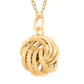 Italian Infinity Knot Pendant Necklace in 10K Yellow Gold 1.80 Grams 18-20 Inches - Sticky add to cart bar