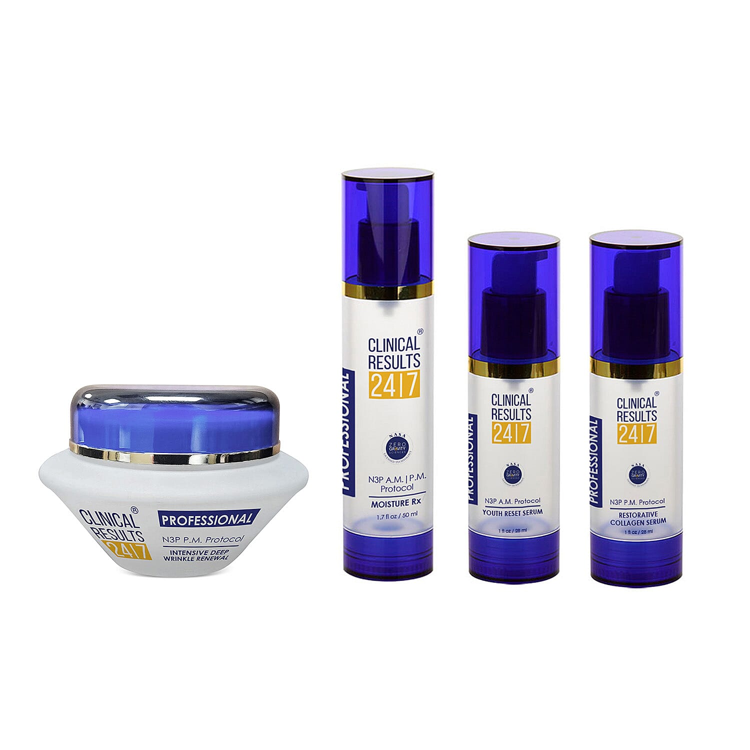 Clinical Results N3P Reset, Restore and Firm Fan Fav 5pc Collection (Made in USA)