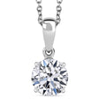 IGI Certified Luxuriant Lab Grown Diamond E-F VS 1.50 ctw Pendant Necklace in 950 Platinum 20 Inches - Sticky add to cart bar