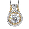 Moissanite & Yellow Sapphire
