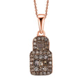 Diamond 0.50 ctw Pendant Necklace in Rhodium Over Sterling Silver 20 Inches - Sticky add to cart bar