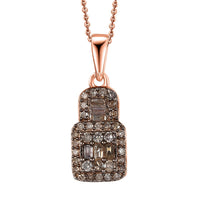 Diamond 0.50 ctw Pendant Necklace in Rhodium Over Sterling Silver 20 Inches