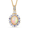 Ethiopian Welo Opal & Tanzanite