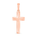 Cross Pendant Necklace in 10K White Gold 1.70 Grams 20 Inches - Sticky add to cart bar