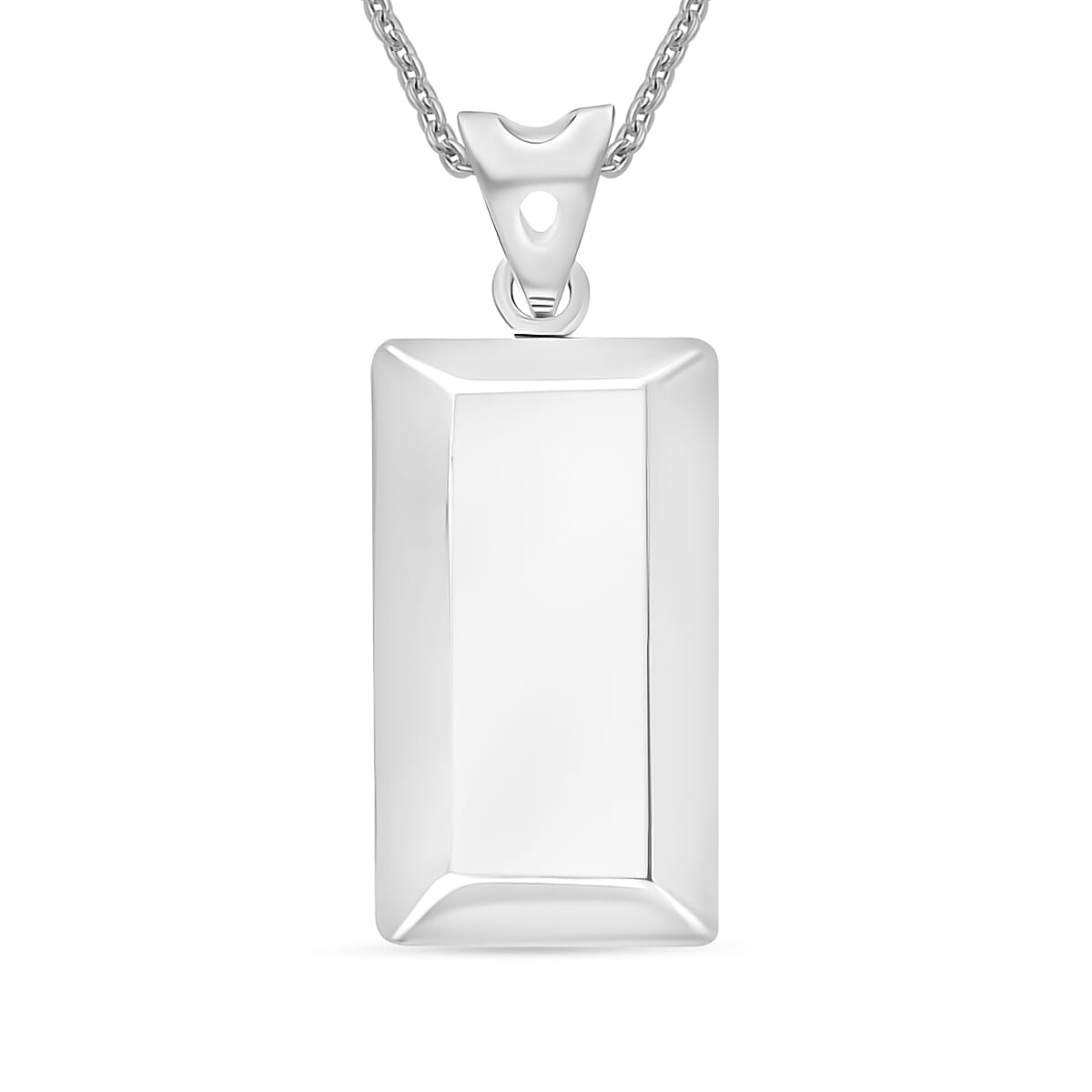 Bar Pendant Necklace in 950 Platinum 3.90 Grams 20 Inches (Del. in 10-12 Days)