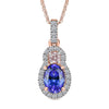 Tanzanite & Lab Grown Pink Diamond