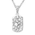 Bar Pendant Necklace in 10K White Gold 1.50 Grams 20 Inches - Sticky add to cart bar