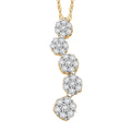 Diamond G-H I3 0.25 ctw Pendant Necklace 18 Inches in 10K Yellow Gold - Sticky add to cart bar