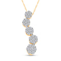 Diamond I3 0.50 ctw Pendant Necklace in 10K Yellow Gold 18 Inches - Sticky add to cart bar