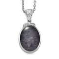 Tanzanite 7.00 ctw Pendant Necklace 20 Inches in Stainless Steel - Sticky add to cart bar
