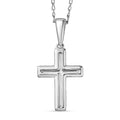 Cross Pendant Necklace in 950 Platinum 20 Inches 4.30 Grams - Sticky add to cart bar