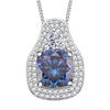 Blue Moissanite