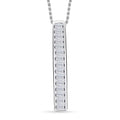 Luxuriant Lab Grown Diamond G SI 0.70 ctw Pendant Necklace in Sterling Silver 18-19 Inches - Sticky add to cart bar