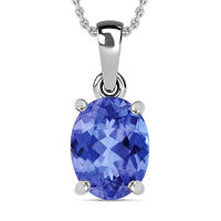 Eternal Solitaire Pendant Necklace 20 Inches