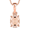 Timeless Solitaire Pendant Necklace 20 Inches - Sticky add to cart bar