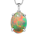 Rhapsody 950 Platinum AAAA Sleeping Beauty Turquoise Solitaire Pendant Necklace 20 Inches 7.00 ctw - Sticky add to cart bar