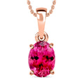 Timeless Solitaire Pendant Necklace 20 Inches - Sticky add to cart bar
