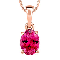 Timeless Solitaire Pendant Necklace 20 Inches