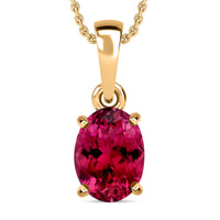 Timeless Solitaire Pendant Necklace 20 Inches