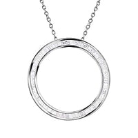 White Diamond 1.00 ctw Pendant Necklace in Platinum Over Sterling Silver 18 Inches