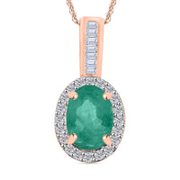 Mangoro Aquamarine and Diamond 1.59 ctw Pendant Necklace 20 Inches in Rhodium Over Sterling Silver