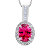Mangoro Aquamarine and Diamond 1.59 ctw Pendant Necklace 20 Inches in Rhodium Over Sterling Silver