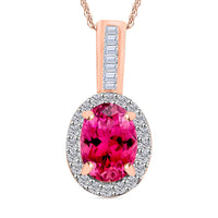 Mangoro Aquamarine and Diamond 1.59 ctw Pendant Necklace 20 Inches in Rhodium Over Sterling Silver