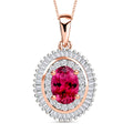Rhapsody AAAA Mozambique Ruby and E-F VS2 Diamond Pendant Necklace 20 Inches in 950 Platinum 1.08 ctw - Sticky add to cart bar