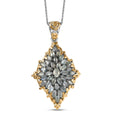 D'Joy Premium Narsipatnam Alexandrite 3.25 ctw Pendant Necklace 20 Inches in 18K Vermeil YG and Rhodium Over Sterling Silver - Sticky add to cart bar