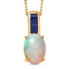 Ethiopian Welo Opal & Masoala Sapphire