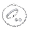 Rhodium Over Sterling Silver
