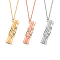 Set of 3 Simulated Multi Color Diamond Kaleidoscope Pendant Necklace in ION Plated YG, RG and Stainless Steel (30-32 Inches) 2.40 ctw (Del. In 10-12 Days) - Sticky add to cart bar