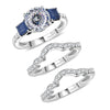 Moissanite & Masoala Sapphire
