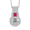 Moissanite & Niassa Ruby